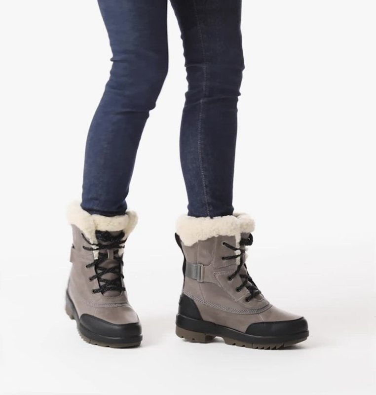 Sorel Tivoli™ IV Parc Mid - Womens Snow Boots Dark Grey - 132847YKR